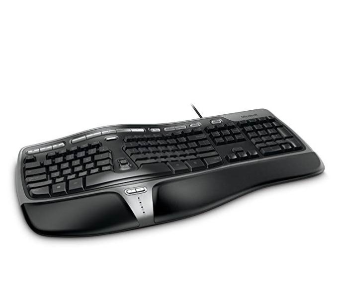  Microsoft Natural Ergonomic 4000 人体工学键盘  29.98加元，原价 49.95加元