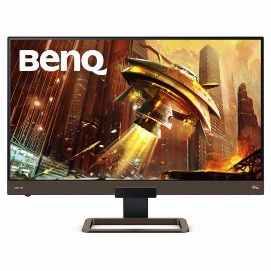  历史新低！BenQ 明基 EX2780Q 27英寸 QHD 1440P IPS 144Hz 游戏显示器7折 419.99加元包邮！