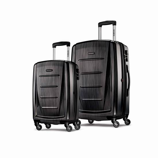  Samsonite 新秀丽 Winfield 2 20+28寸 全PC 超轻拉杆行李箱2件套 184.41加元包邮！