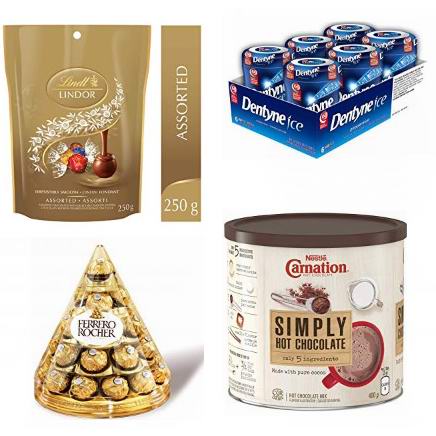  金盒头条：精选多款 Ferrero、Lindt 等品牌巧克力糖果、口香糖等5.7折起！