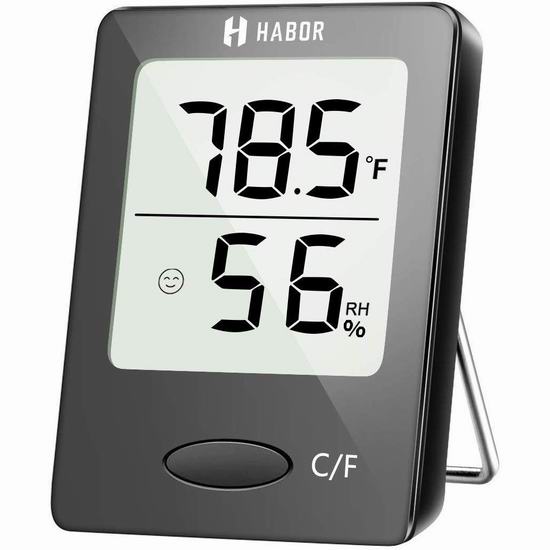  Habor 家用温度计/湿度计 9.34加元限量特卖！