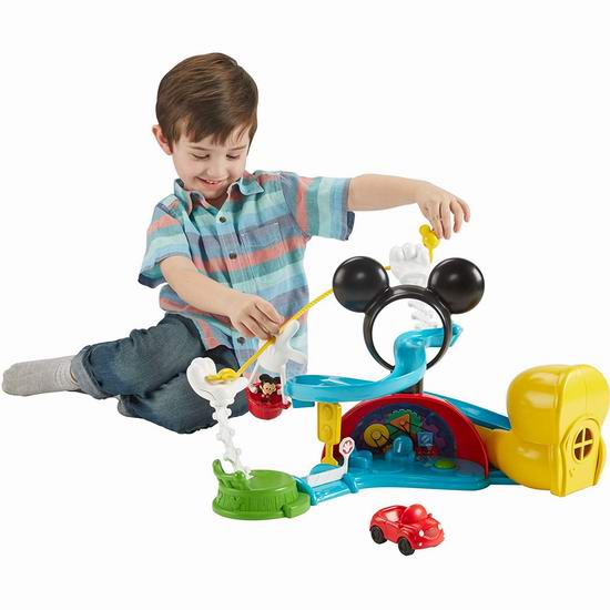  Fisher-Price 费雪 迪士尼 米奇热气球滑梯会所 玩具套装6.1折 24.46加元！