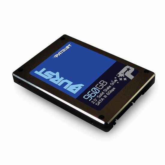  Patriot Memory Burst SSD 960GB SATA III 固态硬盘 117.99加元包邮！