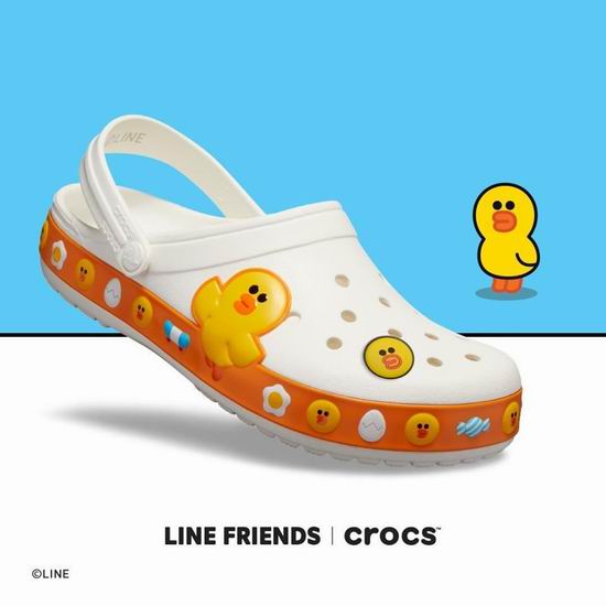  Crocs 卡洛驰官网闪购！精选洞洞鞋、拖鞋等4折起+额外7折！入无敌可爱Line Friends、冰雪奇缘洞洞鞋、暖绒拖鞋！仅限今日！