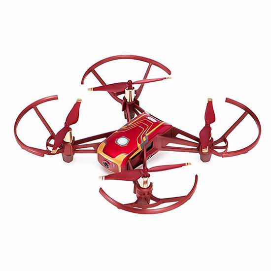  历史新低！DJI 大疆 Tello Iron Man 钢铁侠特别版 航拍无人机6.8折 119加元包邮！