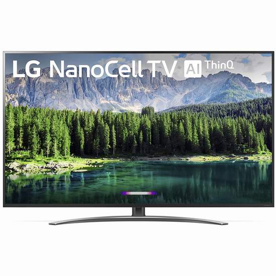  黑五价！历史新低！LG 75SM8670PUA Nano 8系列 75寸 4K超高清智能电视6.2折 2497.99加元包邮！