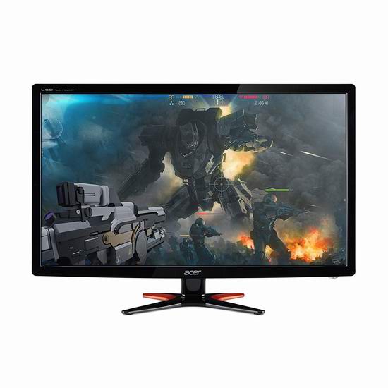  售价大降！历史新低！Acer 宏碁 GN246HL Bbid 144Hz 1ms响应 24英寸 全高清游戏显示器5.3折 132.97加元包邮！