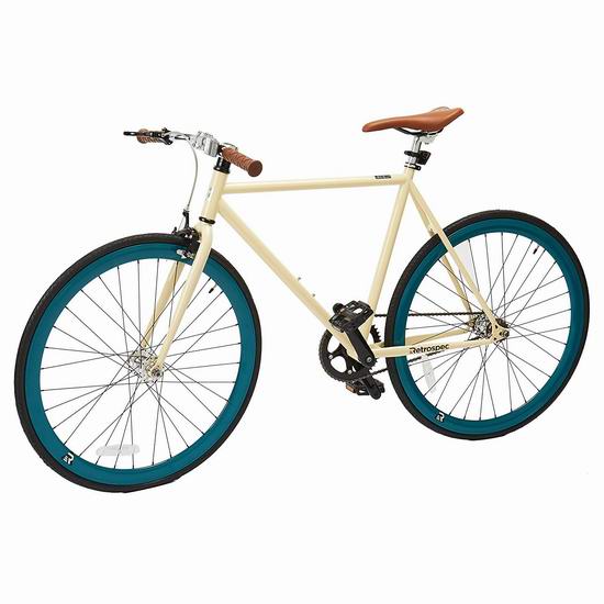  白菜价！历史新低！Retrospec Mantra Fixie 怀旧复古 小号单速自行车2.8折 116.26加元包邮！