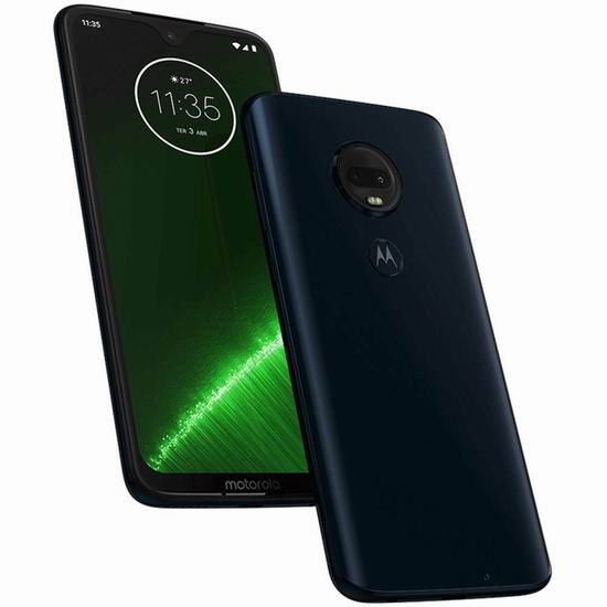  历史新低！Motorola 摩托罗拉 Moto G7+ Plus 水滴屏 大眼睛 6.2英寸解锁版智能手机（64GB, 4GB）5.8折 287.56加元包邮！