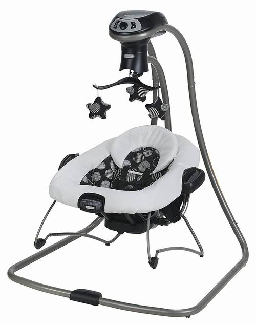  Graco DuetConnect LX  宝宝多功能便携式电动秋千摇椅 199.97加元，原价 259.99加元，包邮