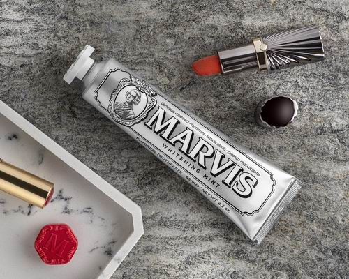  Marvis Whitening 薄荷味 美白牙膏（75ml）12.99加元
