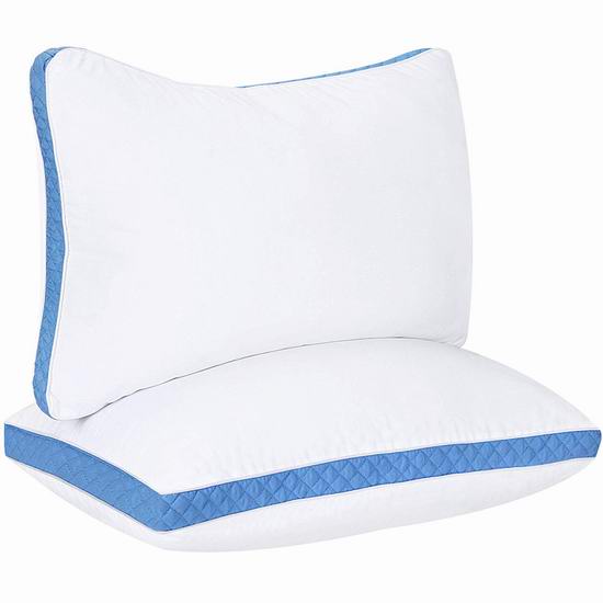 Utopia Bedding 防过敏Queen枕头2件套 7.5折 28.99加元！2色可选！