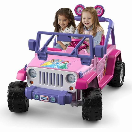  白菜速抢！历史新低！Fisher-Price 费雪 Power Wheels 迪士尼公主儿童双人座越野电动车2.5折 102加元包邮！