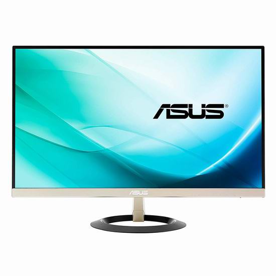  历史新低！ASUS 华硕 VZ229H 超窄边框 21.5英寸 IPS 超薄显示器 99.99加元包邮！