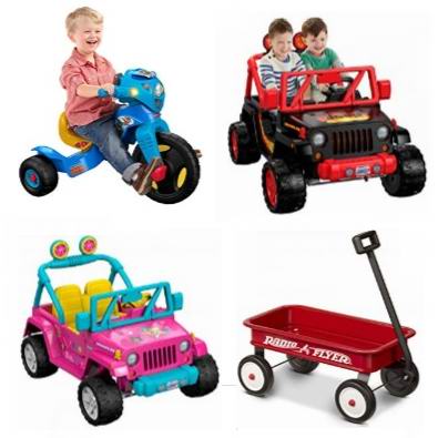  金盒头条：精选 Power Wheels、Radio Flyer 儿童电动车、三轮车、拖车及滑板车5.8折起！