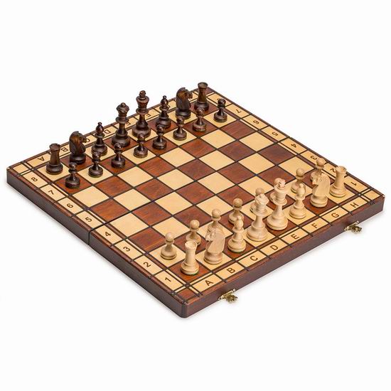  历史新低！Wegiel Jowisz 可折叠实木 国际象棋套装 22.54加元！
