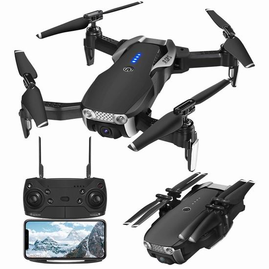  EACHINE E511S GPS WiFi FPV 1080P 广角航拍无人机 118.6加元限量特卖并包邮！