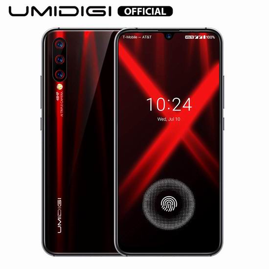  UMIDIGI 优米 X 6.35英寸 水滴屏 双卡双待 解锁版智能手机（4GB+128GB） 216.74加元包邮！