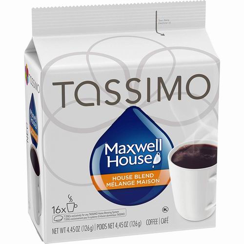  Tassimo Maxwell House 咖啡胶囊 3.19加元，原价 5.97加元
