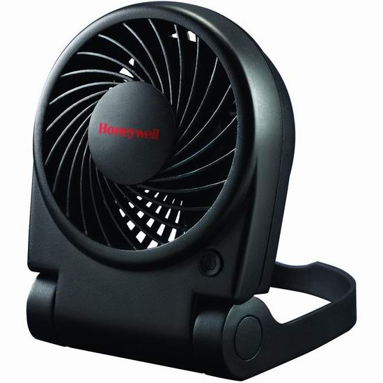  Honeywell HTF090BC Turbo-on-The-Go 便携式风扇 13.59加元！