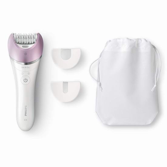  Philips 飞利浦 BRE615/00 Satinelle 女士干湿两用脱毛器 59.99加元包邮！