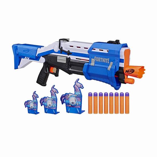  历史新低！Hasbro 孩之宝 Nerf Fortnite TS-R 泡沫海绵玩具枪2.6折 22.8加元！