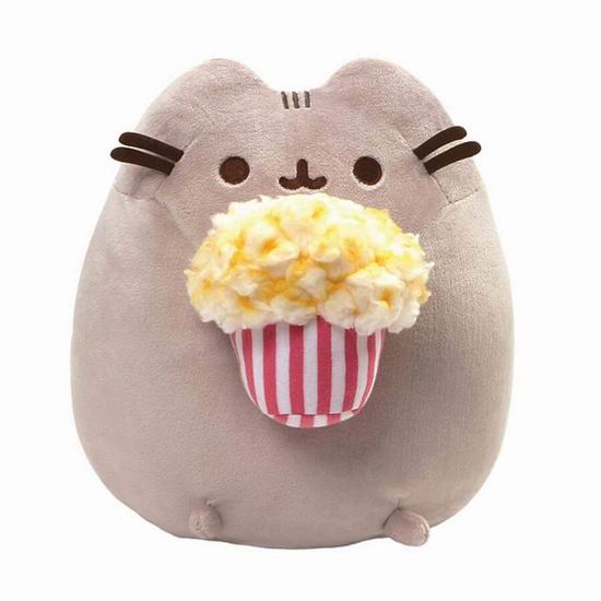  历史新低！GUND Pusheen Snackables Popcorn 吃货爆米花/冰淇淋 胖吉猫5.1折 17.47加元！2款可选！