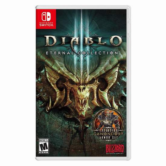  历史新低！《Diablo 3 - Eternal Edition 暗黑破坏神3：永恒收藏版》Switch版游戏3.8折 29.99加元！