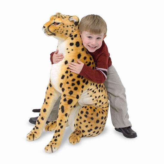  历史最低价！Melissa & Doug 巨型猎豹玩偶3.4折 30.99加元！