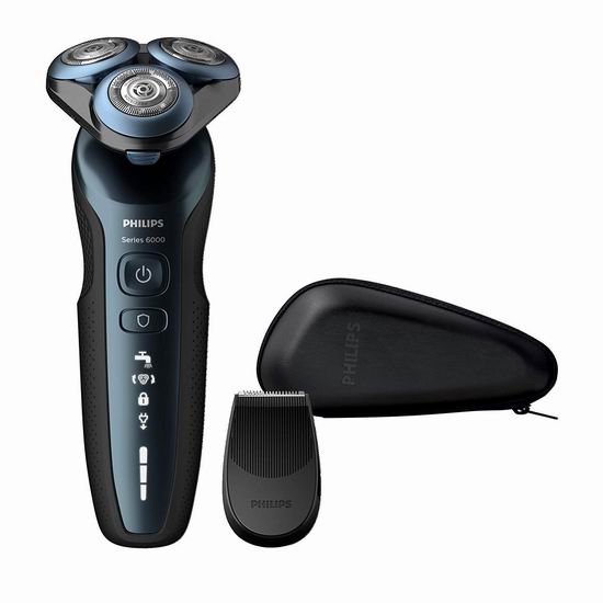  Philips 飞利浦 S6610/11 干湿两用 男式剃须刀 6.8折 88.99加元，原价 129.99加元，包邮