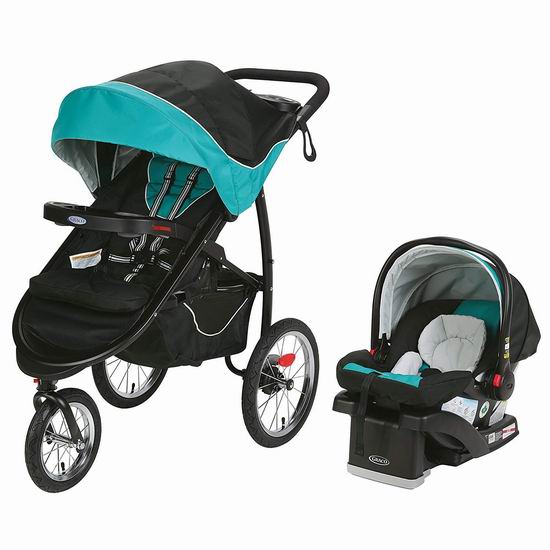  Graco FastAction 大三轮婴儿推车 + 车载提篮套装 369.97加元包邮！