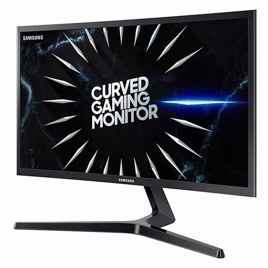  历史最低价！Samsung 三星 LC24RG50FQNXZA 24英寸 144Hz 曲面屏游戏显示器5.6折 198加元包邮！