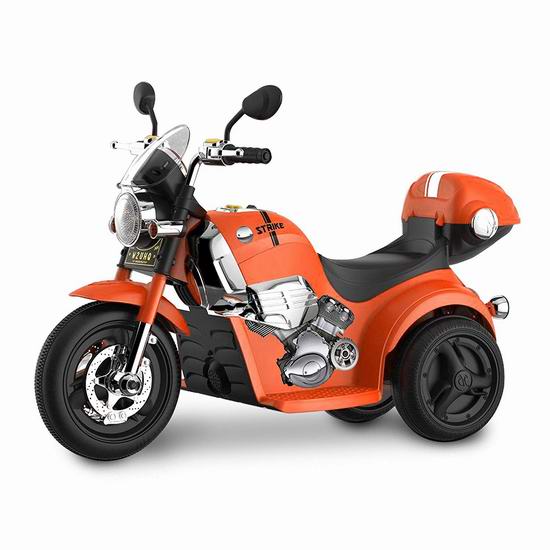  历史新低！Kid Motorz 儿童电动三轮摩托车 80.11加元包邮！