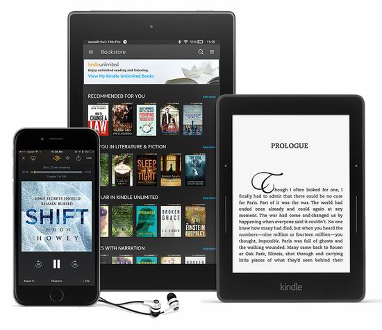 亚马逊 Kindle Unlimited 包月任读电子书 免费送2月订阅！