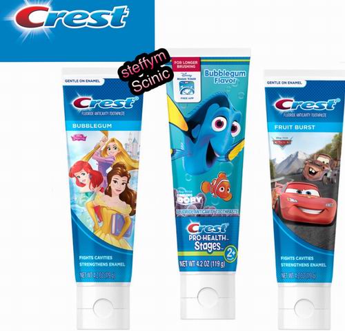  Crest ×Disney Pro-Health 迪士尼系列 儿童牙膏 2.84加元起！3款可选！