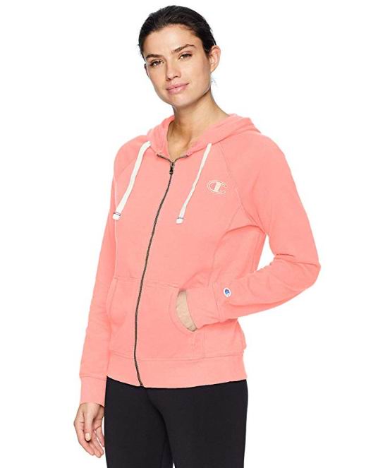  Champion Heritage女士拉链带帽卫衣 33.28加元（XS），原价 54.08加元