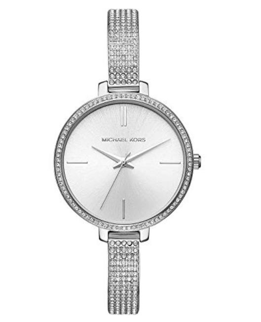  Michael Kors Jarynb银色水晶腕表 173.11加元，原价 322.5加元，包邮