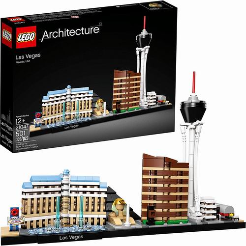  LEGO 乐高 21047 建筑系列 拉斯维加斯天际线 39.99加元，原价 49.99加元，包邮