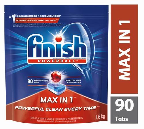  Finish 洗碗清洁剂90粒 14.03加元，原价 24.99加元