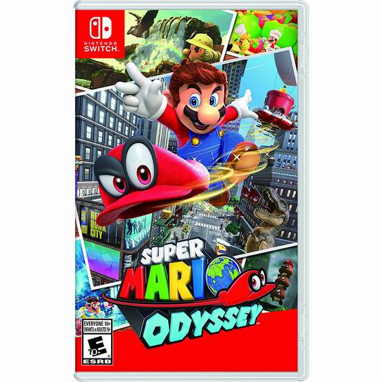  《Super Mario Odyssey 超级马里奥：奥德赛》任天堂Switch版6.9折 54.95加元包邮！