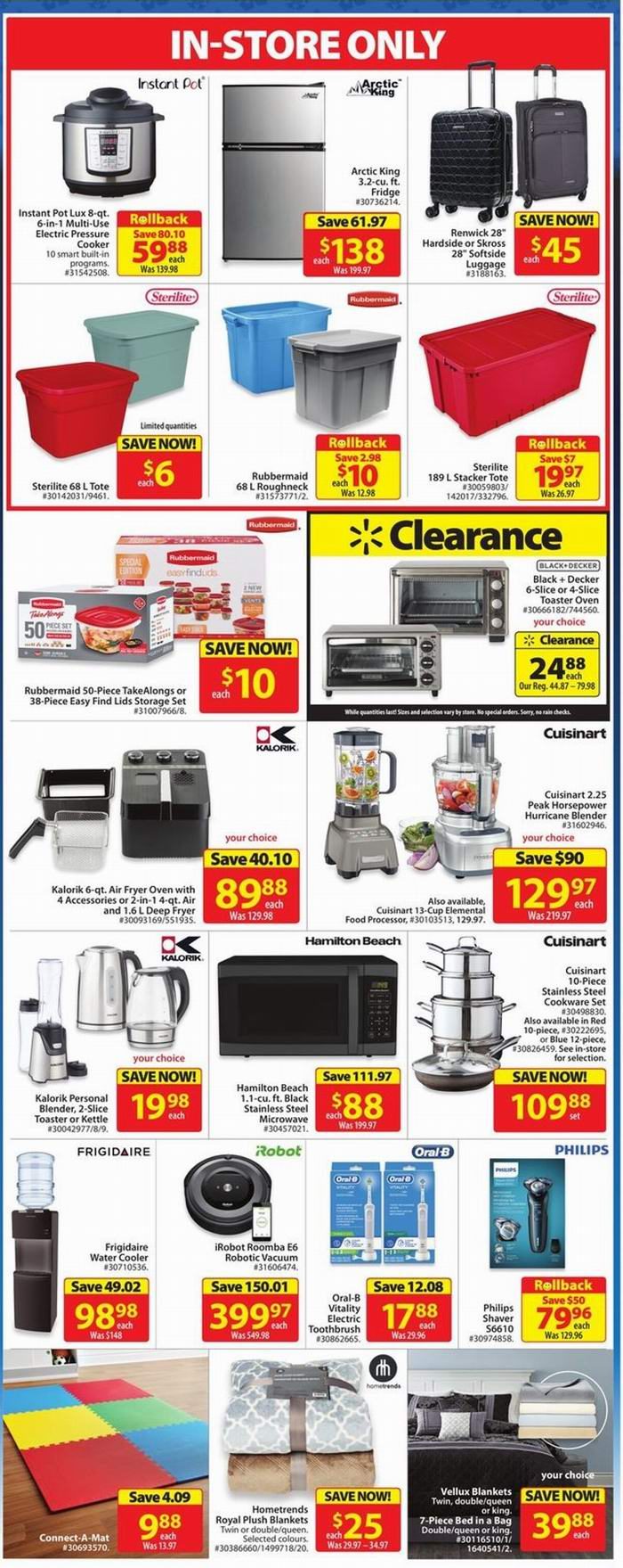 Walmart节礼周大促开抢！32寸电视88加元、Instant Pot电压力锅 59.88加元！