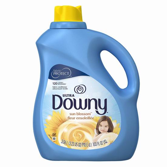  历史新低！Downy Sun Blossom 太阳花 衣物柔顺剂（3.06升，120缸）5折 6加元！