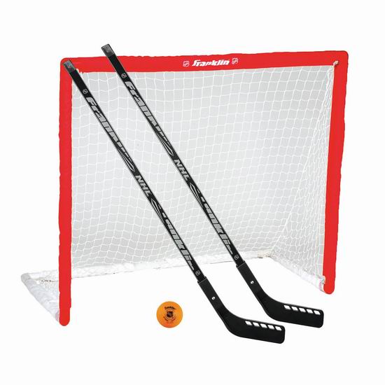  历史新低！Franklin Sports NHL 室内冰球玩具套装5折 25加元！