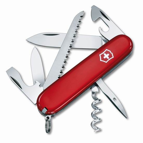  销量冠军！Victorinox Swiss Army Camper 13功能 露营者 正宗瑞士军刀 29.68加元！