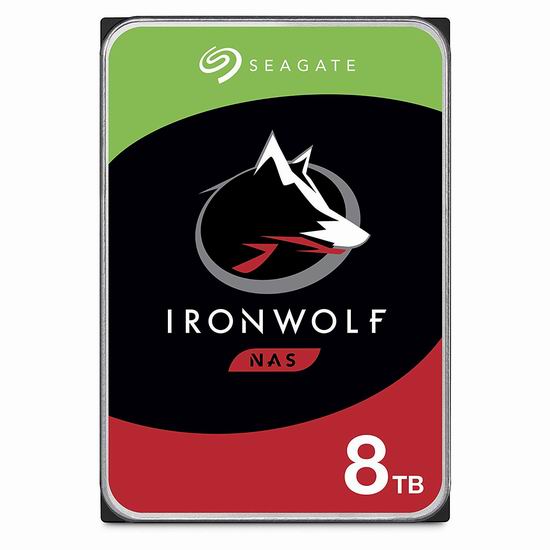  近史低价！Seagate 希捷 IronWolf 酷狼 8TB 网络存储器NAS 存储服务器专用硬盘 252.99加元包邮！