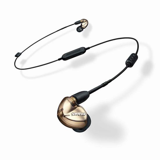  好价！Shure 舒尔 SE535-V+BT1 专业监听级 蓝牙隔噪耳机5.3折 406.53加元包邮！