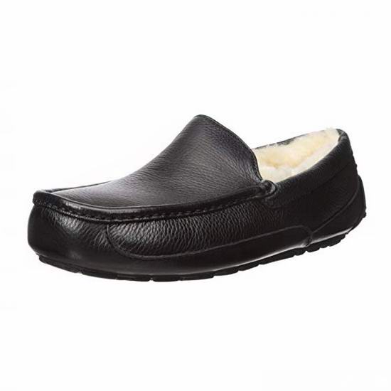  UGG Ascot 一脚蹬 男士羊毛保暖鞋5.6折 84加元包邮！码齐！