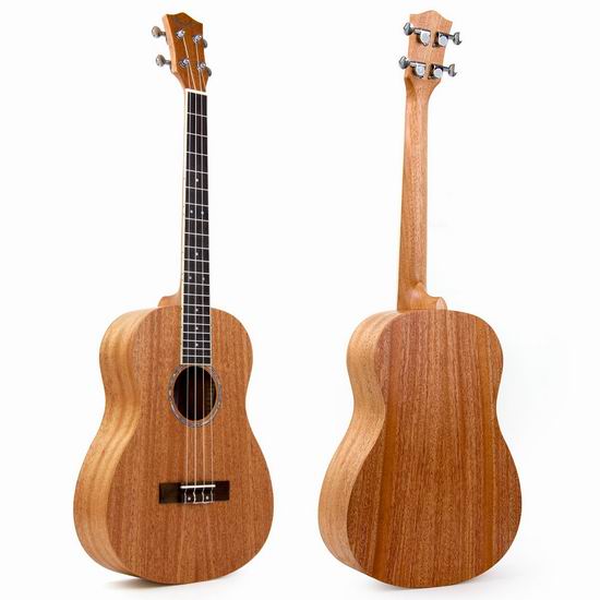  Kmise Baritone 30英寸大号 夏威夷小吉他/尤克里里 59.49加元限量特卖并包邮！
