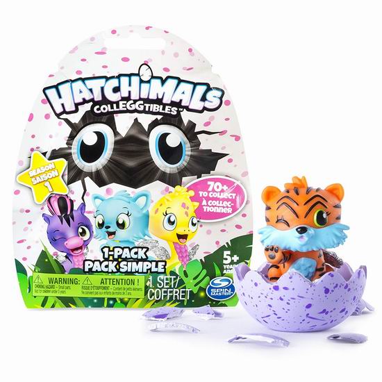  白菜价！历史新低！Hatchimals CollEGGtibles 迷你魔法宠物蛋 1加元清仓！款式随机！