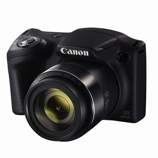  售价大降！历史新低！Canon 佳能 PowerShot SX420 IS 42倍超强变焦防抖 便携式WiFi数码相机4折 161.06加元包邮！